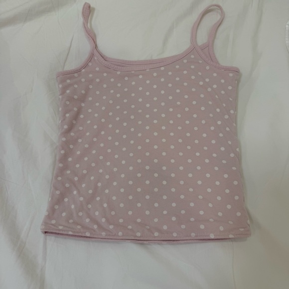 Hollister reversible Pink Polka Dot Tank Top - Picture 2 of 2